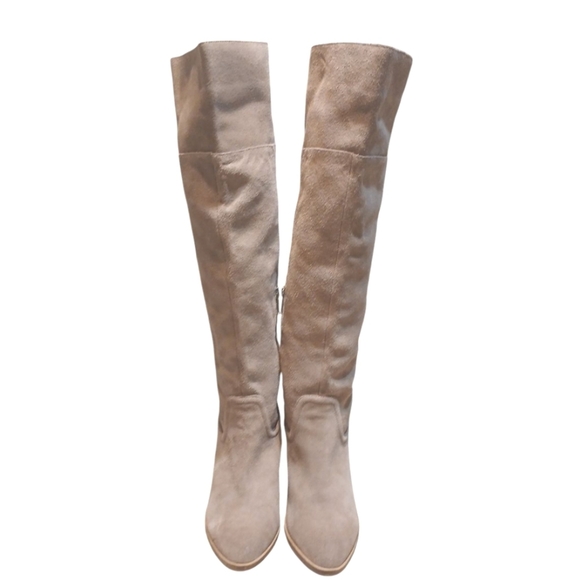 Steve Madden Tan Over The Knee Boots Women"s Tall Suede Boots Size 9.5 - Picture 4 of 14